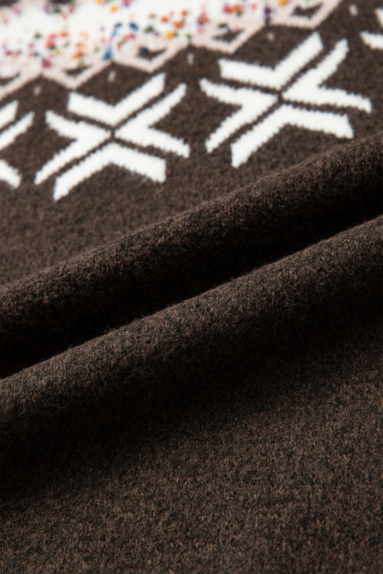 Women's Knit Sweater, Casual Geometric Pullover - Detail View 10 Women's Knit Sweater, Casual Geometric Pullover - Detail View 10