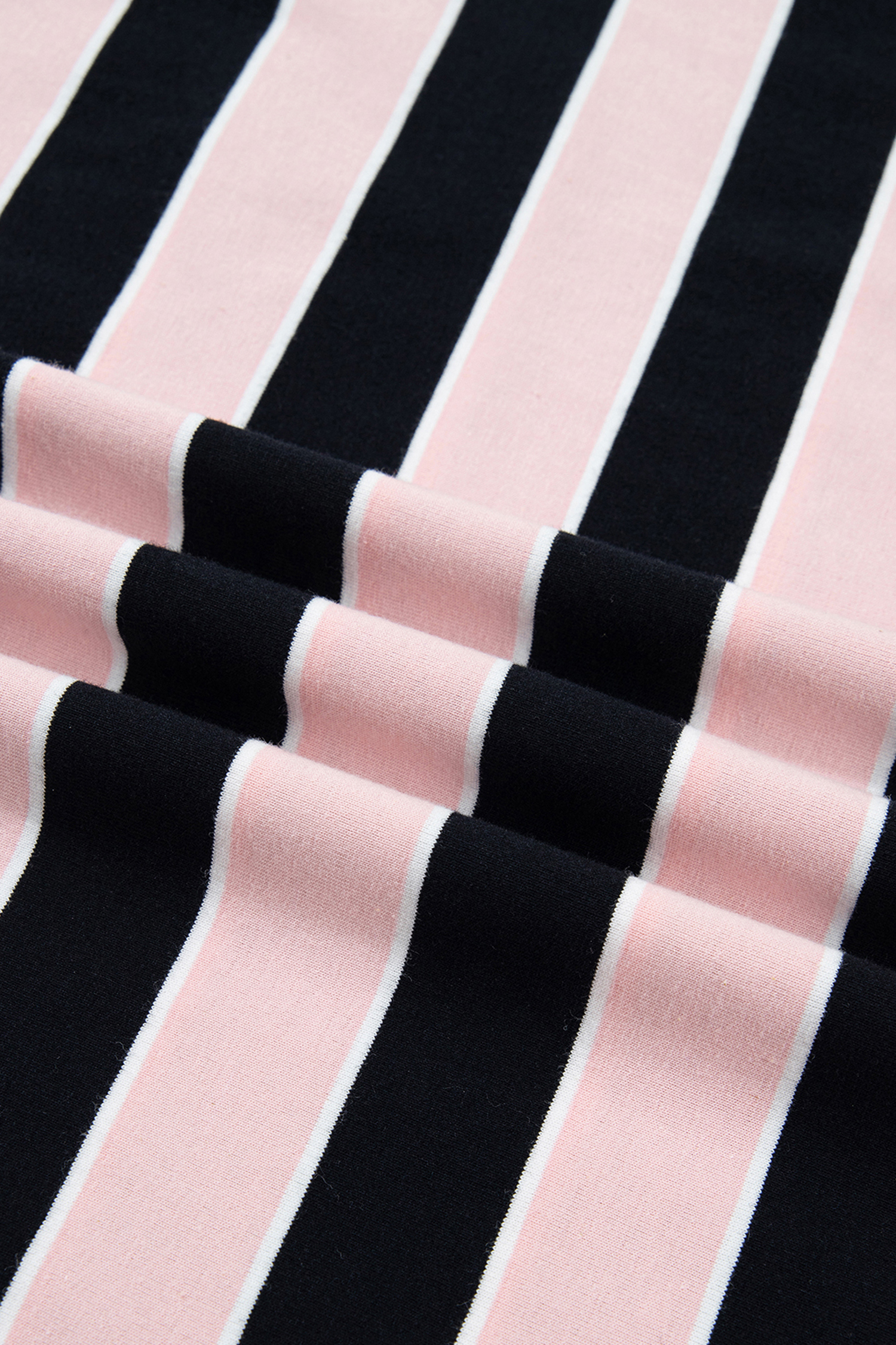 Women's Striped Shorts Set, Casual Oversized Two Piece - Detail View 13 Women's Striped Shorts Set, Casual Oversized Two Piece - Detail View 13